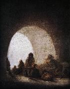 Francisco de Goya A Prison Scene oil on canvas